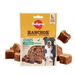 Pedigree Ranchos Cubes z kaczką 70g