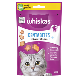 Whiskas Dentabites dentystyczny przysmak 40g